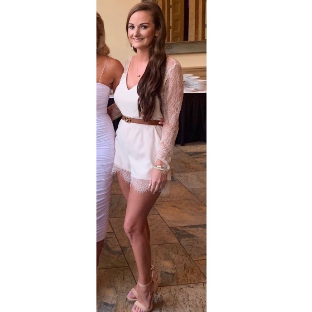 beige romper